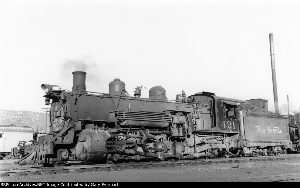 DRGW 2-8-2ng #491 - Denver & Rio Grande Western